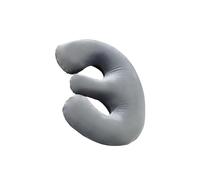 hindraem Coussin de poitrine portable, coussin pour les seins, soutien-gorge de beauté, de voyage et de relaxation pour la poitrine. Idéal pour toute, Gris, 26 cm x 26.5 cm x 10
