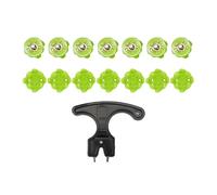 hindraem Crampons de Golf à Visser en métal, faciles à Utiliser et durables, pour Hommes et Femmes recherchant Une Meilleure Performance et Une Plus Grande