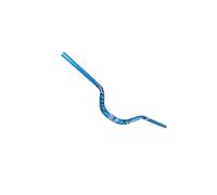 hindraem Guidon BMX de descente extra long Full Potential pour une performance optimale. Repères de largeur des deux côtés. Guidon de VTT surélevé de 31,8, Bleu, 780 mm