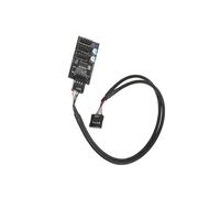 hindraem Hub USB de Carte mère fiable et de qualité supérieure, conçu pour Les Applications de Refroidissement par Ventilateur RGB avec connecteur 9
