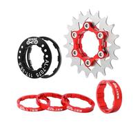 hindraem Kit de Conversion pour vélo léger avec Roue Libre 19 Dents, pignon de Cassette monovitesse et Volant d'inertie Monobloc pour Une Utilisation