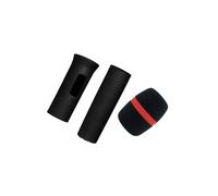 hindraem La bonnette anti-vent en mousse pour poignée de Pour micro offre une taille ajustable et fiable pour les microphones portables dans toutes les