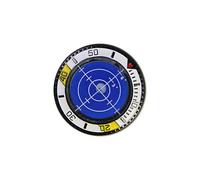 hindraem Libérez Votre potentiel avec ce Marque-Balle de Golf Double Face Polyvalent et Son Niveau à Bulle de Haute précision. Accessoires de Golf, Outils, Bleu Blanc, 3.6 x 3.6 x 0.7 cm