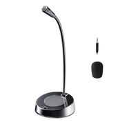 hindraem Microphone à col de cygne universel pour l'enregistrement, la dictée et les jeux vidéo. Compatible avec de nombreux appareils pour une flexibilité