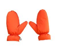 hindraem Moufles Coupe-Vent pour Femmes, conservant la Chaleur pour l'alpinisme et Le Ski. Ces Gants d'hiver sont Garnis de Duvet de Canard Blanc et Leur, Orange, 24.5 cm x 12 cm