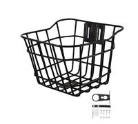 hindraem Panier de vélo enfant, accessoire indispensable, facile à installer, idéal pour les balades quotidiennes et les aventures à vélo. Décoration, Noir, 15 x 9.5 x 23 cm