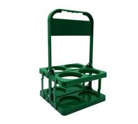 hindraem Porte-Bouteille Multifonctionnel avec poignée, léger et Pliable, idéal pour la Salle de Sport, Le Football et Les activités de Plein air, Vert, 32 x 19 x 18 cm