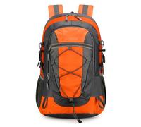 hindraem Sac à de randonnée portable et pliable avec marquages réfléchissants et grande capacité de 40 litres. Ce sac à randonnée portable offre une grande capacité 40 litres, Orange