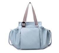 hindraem Sac fourre-tout intelligent avec rangement imperméable pour couches et solution multi-capacités Oxford imperméable, idéal pour les voyages et les mamans, bleu ciel