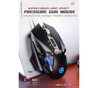 hindraem Souris Gaming Haute Performance G10 avec contrepoids magnétique et DPI réglable pour Le Jeu compétitif. Souris Gamer 7 Boutons programmables. DPI