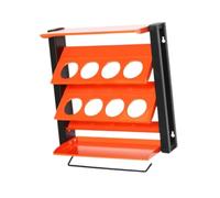 hindraem Support Mural métallique Rond pour flacons pulvérisateurs, idéal pour optimiser l'espace dans Le Garage. Comprend Un Porte-essuie-Tout et Un