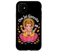 Hindu Ganesha Puja Elephant God India Meditation Yoga Murti Coque pour iPhone 11
