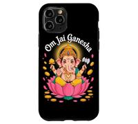Hindu Ganesha Puja Elephant God India Meditation Yoga Murti Coque pour iPhone 11 Pro