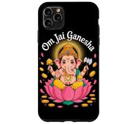 Hindu Ganesha Puja Elephant God India Meditation Yoga Murti Coque pour iPhone 11 Pro Max