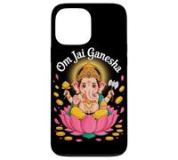 Hindu Ganesha Puja Elephant God India Meditation Yoga Murti Coque pour iPhone 13 Pro Max