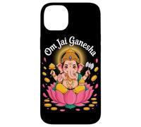 Hindu Ganesha Puja Elephant God India Meditation Yoga Murti Coque pour iPhone 14 Plus
