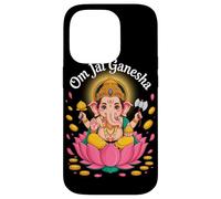 Hindu Ganesha Puja Elephant God India Meditation Yoga Murti Coque pour iPhone 14 Pro