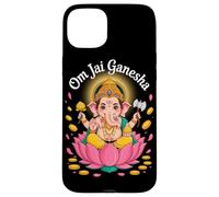 Hindu Ganesha Puja Elephant God India Meditation Yoga Murti Coque pour iPhone 15 Plus