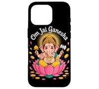 Hindu Ganesha Puja Elephant God India Meditation Yoga Murti Coque pour iPhone 16 Pro