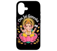 Hindu Ganesha Puja Elephant God India Meditation Yoga Murti Coque pour iPhone 17