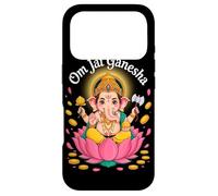 Hindu Ganesha Puja Elephant God India Meditation Yoga Murti Coque pour iPhone 17 Pro