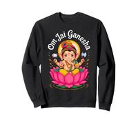 Hindu Ganesha Puja Elephant God India Meditation Yoga Murti Sweatshirt