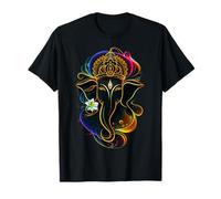 Hindu Ganesha Puja Elephant God India Meditation Yoga Murti T-Shirt