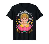 Hindu Ganesha Puja Elephant God India Meditation Yoga Murti T-Shirt