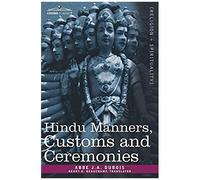Hindu Manners, Customs And Ceremonies