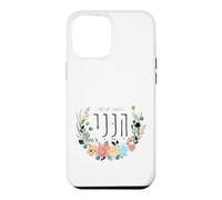 Hineni Hebrew Here I Am Isaiah 6:8 Send Me Floral Aquarelle Coque pour iPhone 12 Pro Max