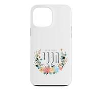 Hineni Hebrew Here I Am Isaiah 6:8 Send Me Floral Aquarelle Coque pour iPhone 13 Pro Max