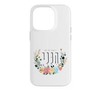 Hineni Hebrew Here I Am Isaiah 6:8 Send Me Floral Aquarelle Coque pour iPhone 14 Pro