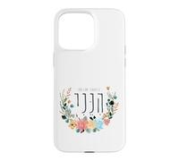 Hineni Hebrew Here I Am Isaiah 6:8 Send Me Floral Aquarelle Coque pour iPhone 15 Pro Max