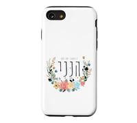 Hineni Hebrew Here I Am Isaiah 6:8 Send Me Floral Aquarelle Coque pour iPhone SE (2020) / 7/8