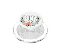 Hineni Hebrew Here I Am Isaiah 6:8 Send Me Floral Aquarelle PopSockets PopGrip pour MagSafe
