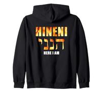 HINENI Here I Am - Hebrew Christian Faith Biblical Sweat à Capuche