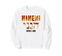 HINENI Here I Am - Hebrew Christian Faith Biblical Sweatshirt