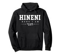 Hineni : Je suis Ici, Foi chrétienne, culte des Écritures religieuses Sweat à Capuche