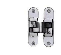 hinge, Charnière croisée cachée porte Invisible tridimensionnelle réglable à 180 degrés plat pliant en bois,part(Small left 3)