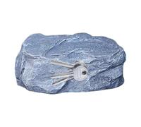 Hinge Clé - Fake Rock Stone Key Storage | Sécurité Cllé Cachée À L'épreuve Des Intempéries, En Piierre De Cachette Extérieure, Audprès Cleé Pour Garden Court Terrace | Pierre Réaliste Avec Compartimen