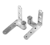 Hinge de porte cachée - charnière | Matériel de porte secrète | 2 pièces Secrets ivoting Hinges | Bibliothèques de tir de rotation de pvot de de 270 degrés Bibliothèques Hardwares pour l