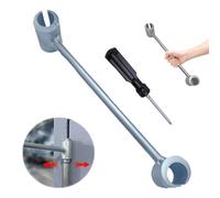 Hinge Gap Adjusting Wrench, 2024 New Door Hinge Gap Adjustment Tool, Door Hinges Repair Spanner Adjustable Wrench Tool, for Round Bolt Standard Gauge (14-18mm)