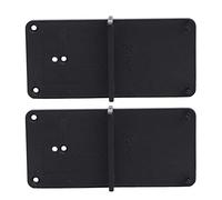 Hinge Hole Locator Drilling Guide | 2 - Piece Woodworking Jig Template | Cabinet Door Hinge Installation Tool/Furniture Repair/DIY Projects | 85x40mm Black
