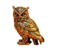 Hinge Toppers - Owl Shape Cabinet Corner Ornament for Embellishing | Antique Finish with Magnetic Base & Intricate Detailing for Dorms, Bedsides, Bookshelves and Lofts | 185 Character