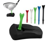 Hinged Golf Simulator Tee, V3 Training Turf Tee System, Artificial Practice Golf Stand Tool, Swing Improvement Accessory, For Golfers Backyard Park Driving Range Garden Club Home Tournament Use