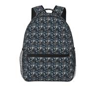 Hingor Blue Eyes Wolf Print Sac à dos léger unisexe pour voyage, travail, quotidien, w nd, escapades