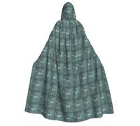 Hingor Formule Formes Théorie Math Leçon Mot Imprimé Cosplay Costume Halloween Cape à Capuche