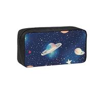 Hingor Trousse à crayons de grande capacité avec motif ciel étoilé et univers spatial