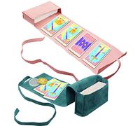 HINGTAI 3 pcs Boite Rangement Carte, des Accessoires de Tarot, des Pochettes en Tissu de Tarot, des Porte-Cartes pour Cartes à Jouer et Cartes de Tarot Oracle Deck