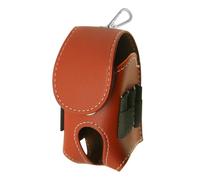 HINGTAI Golfballhalter für Tasche, Lederball- und Tee-Halter, Golfballtasche mit Haken und Gürtel, Leicht zugängliche Golftasche, Kleine tragbare Hüft-Golf-Teetasche,Golf en Cuir avec Clip Ceinture